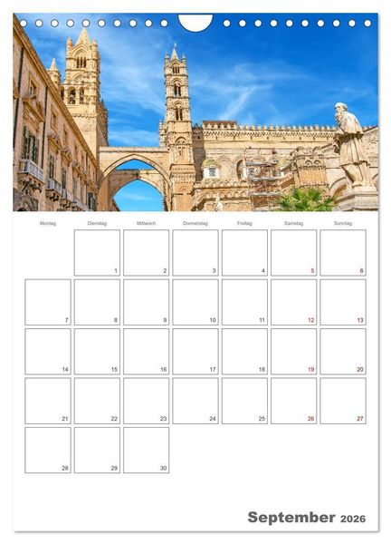Produktbild: Palermo - Reiseziel auf Sizilien (Wandkalender 2026 DIN A4 hoch), CALVENDO Monatskalender