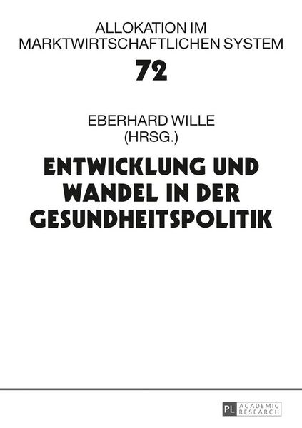 Produktbild: Entwicklung und Wandel in der Gesundheitspolitik