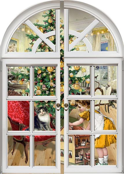 Produktbild: Mini-Adventskalender &ndash; Nostalgische Adventsfenster