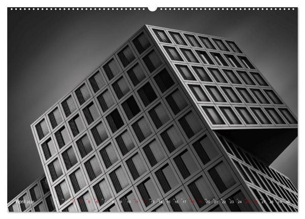 Produktbild: Monochrome Architektur (Wandkalender 2026 DIN A2 quer), CALVENDO Monatskalender