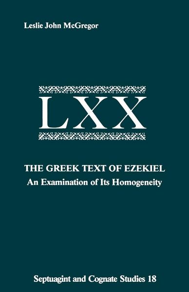 Produktbild: The Greek Text of Ezekiel
