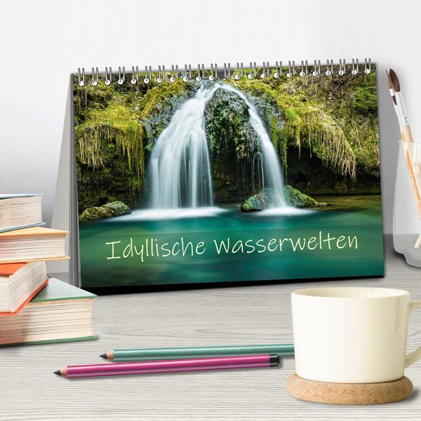 Produktbild: Idyllische Wasserwelten (Tischkalender 2026 DIN A5 quer), CALVENDO Monatskalender