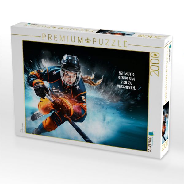 Produktbild: CALVENDO Puzzle Mutig | 2000 Teile Lege-Gr&ouml;&szlig;e 90x67cm Foto-Puzzle f&uuml;r gl&uuml;ckliche Stunden