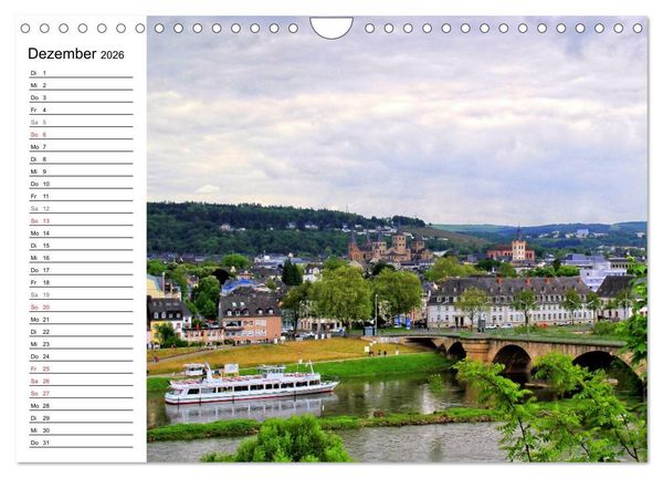 Produktbild: Der wundersch&ouml;nen Mosel entlang &ndash; Von Koblenz bis Trier (Wandkalender 2026 DIN A4 quer), CALVENDO Monatskalender