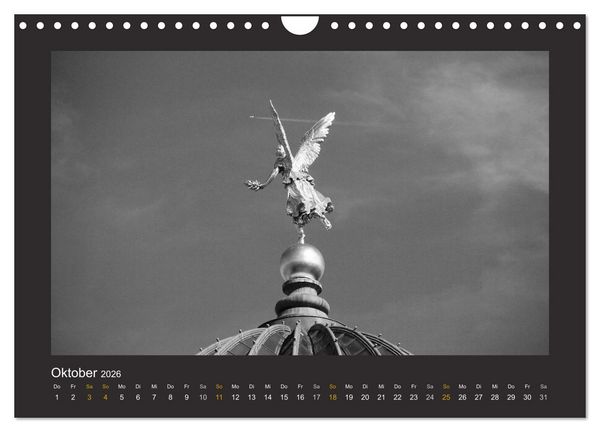 Produktbild: Dresdens stille Gesten (Wandkalender 2026 DIN A4 quer), CALVENDO Monatskalender