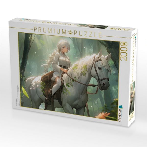 Produktbild: CALVENDO Puzzle Ausritt im Wald | 2000 Teile Lege-Gr&ouml;&szlig;e 90x67cm Foto-Puzzle f&uuml;r gl&uuml;ckliche Stunden
