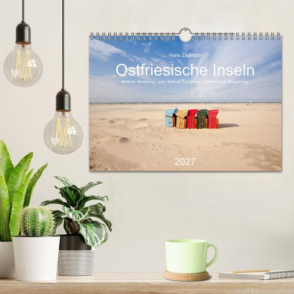 Produktbild: Ostfriesische Inseln (Wandkalender 2027 DIN A4 quer), CALVENDO Monatskalender