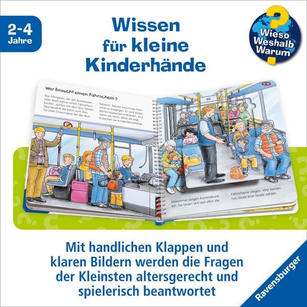Produktbild: Wieso? Weshalb? Warum? junior, Band 63 - Unterwegs mit Bus und Bahn