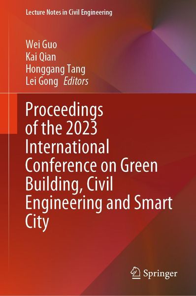 Produktbild: Proceedings of the 2023 International Conference on Green Building, Civil Engineering and Smart City