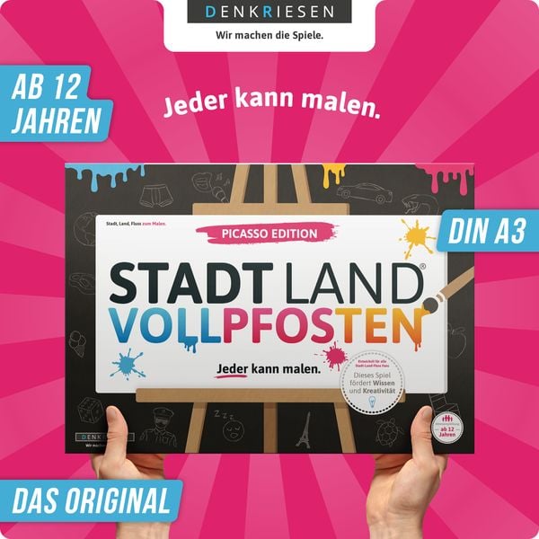 Produktbild: DENKRIESEN - STADT LAND VOLLPFOSTEN&reg; - PICASSO EDITION - "MAL WAS NEUES."