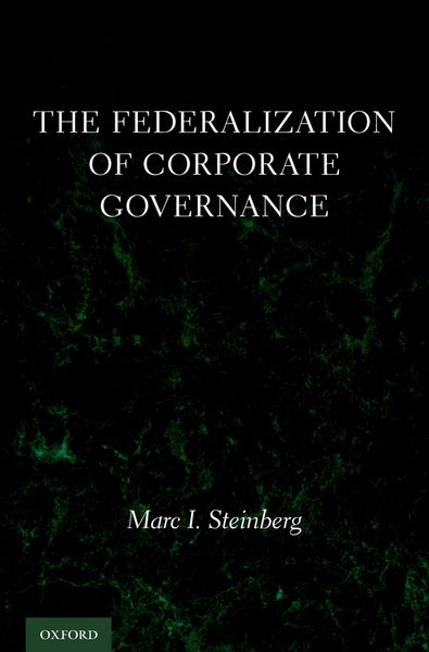 Produktbild: The Federalization of Corporate Governance