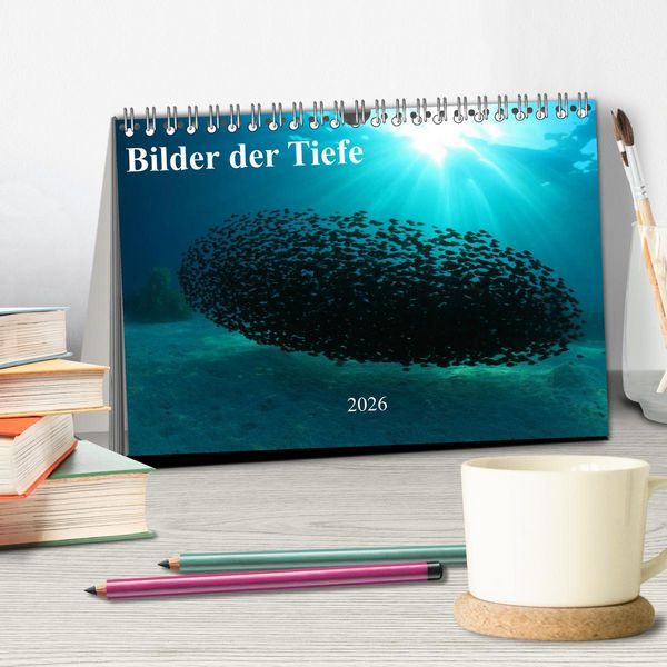 Produktbild: Bilder der Tiefe 2026 (Tischkalender 2026 DIN A5 quer), CALVENDO Monatskalender