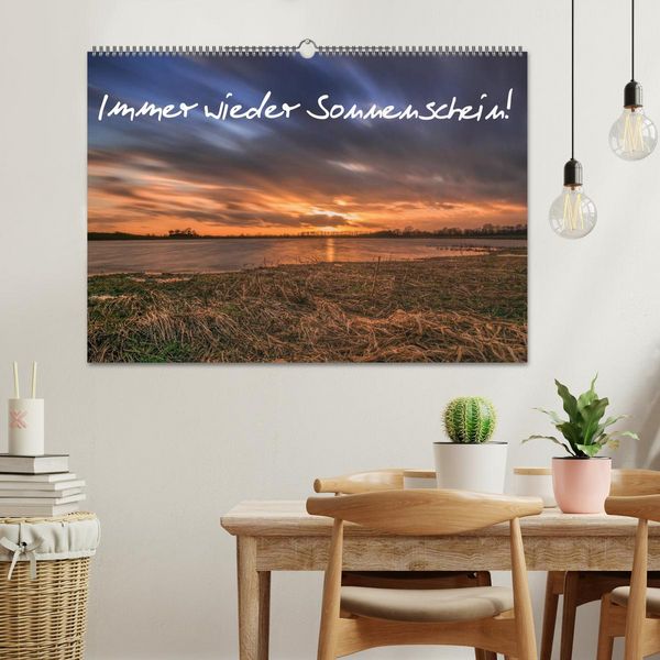Produktbild: Immer wieder Sonnenschein (Wandkalender 2026 DIN A2 quer), CALVENDO Monatskalender