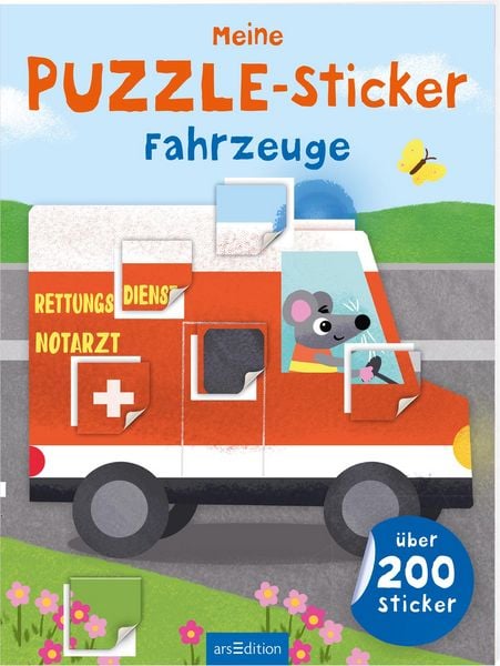 Meine Puzzle-Sticker – Fahrzeuge, Taschenbuch von , arsedition, 978-3-8458-6531-7