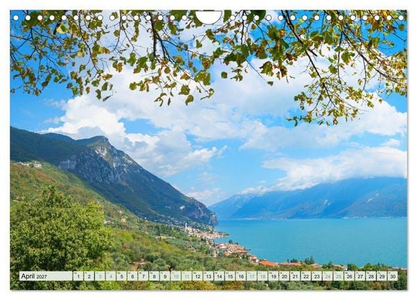 Produktbild: Gardasee - Perle Italiens (Wandkalender 2027 DIN A4 quer), CALVENDO Monatskalender