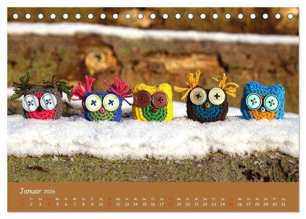 Produktbild: Aus Liebe zum H&auml;keln (Tischkalender 2026 DIN A5 quer), CALVENDO Monatskalender