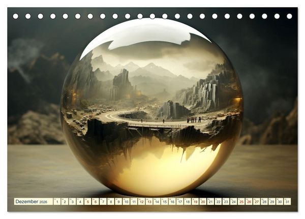 Produktbild: Sph&auml;renwelten (Tischkalender 2026 DIN A5 quer), CALVENDO Monatskalender