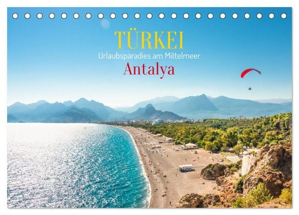 Produktbild: T&uuml;rkei, Antalya: Urlaubsparadies am Mittelmeer (Tischkalender 2026 DIN A5 quer), CALVENDO Monatskalender