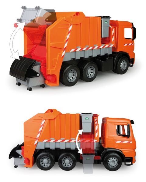Produktbild: LENA 02168 - GIGA TRUCKS M&uuml;llwagen Arocs mit Aufkleber