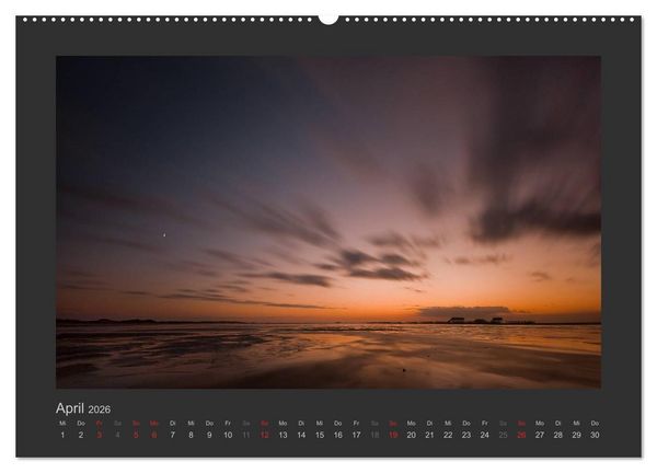 Produktbild: Impressionen aus St. Peter-Ording (Wandkalender 2026 DIN A2 quer), CALVENDO Monatskalender