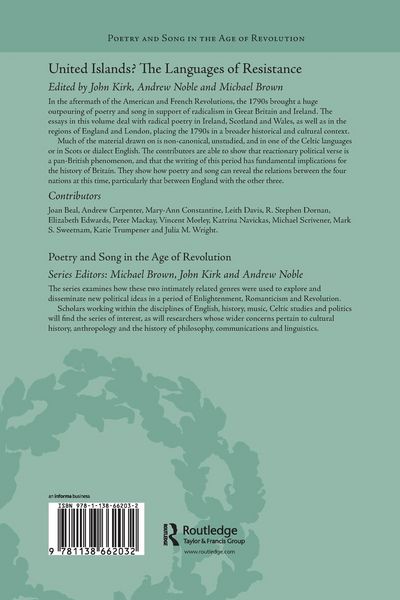 Produktbild: United Islands? The Languages of Resistance