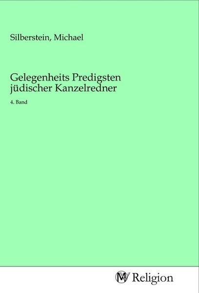 Produktbild: Gelegenheits Predigsten j&uuml;discher Kanzelredner
