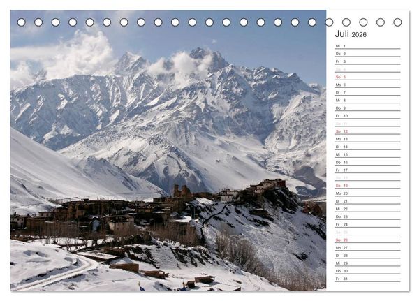 Produktbild: Nepal (Tischkalender 2026 DIN A5 quer), CALVENDO Monatskalender