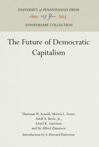 Produktbild: The Future of Democratic Capitalism