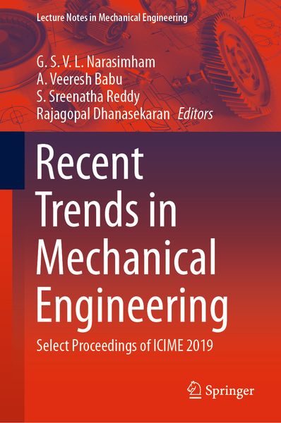 Produktbild: Recent Trends in Mechanical Engineering