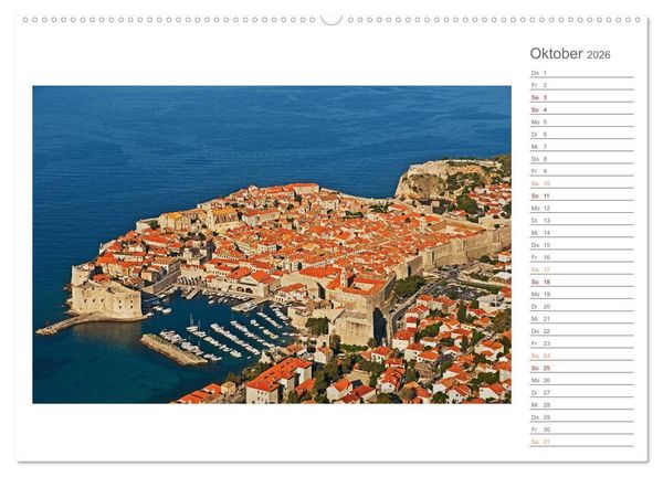 Produktbild: Kroatien, Terminplaner (hochwertiger Premium Wandkalender 2026 DIN A2 quer), Kunstdruck in Hochglanz