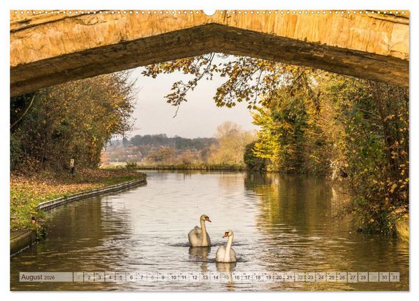 Produktbild: Narrow Boating auf dem Grand Union Canal (Wandkalender 2026 DIN A2 quer), CALVENDO Monatskalender