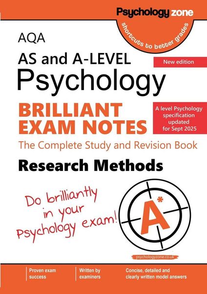 Produktbild: AQA A-Level Psychology Brilliant Exam Notes
