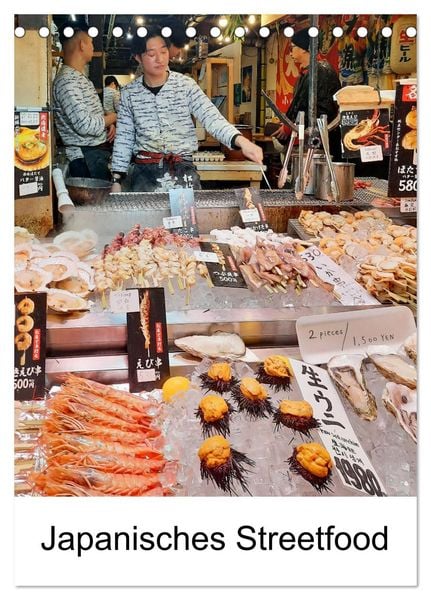 Produktbild: Japanisches Streetfood (Tischkalender 2026 DIN A5 hoch), CALVENDO Monatskalender