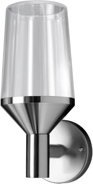 LEDVANCE Endura Classic Calice 4058075477957 Außenwandleuchte LED E27 Edelstahl, Transparent, Glas