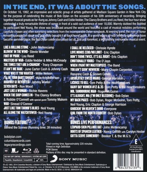 Produktbild: Bob Dylan - 30th Anniversary Concert Celebration [DE]