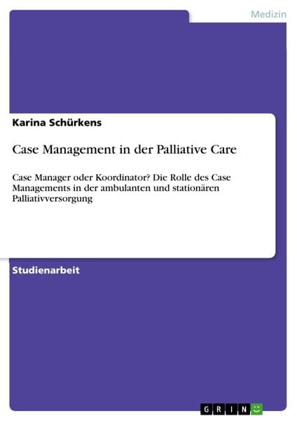 Produktbild: Case Management in der Palliative Care