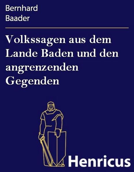 Produktbild: Volkssagen aus dem Lande Baden und den angrenzenden Gegenden