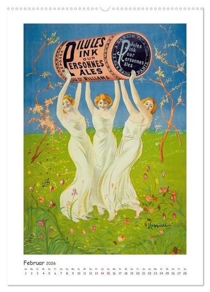 Produktbild: Leonetto Cappiello - Das goldene Zeitalter der Werbekunst (Wandkalender 2026 DIN A2 hoch), CALVENDO Monatskalender