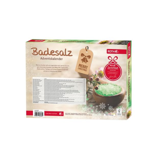 Produktbild: Badesalz-Adventskalender