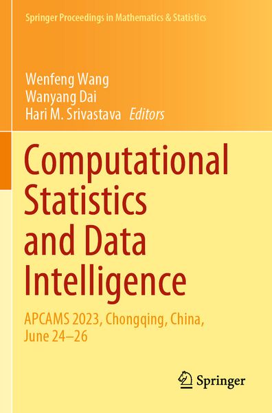 Produktbild: Computational Statistics and Data Intelligence