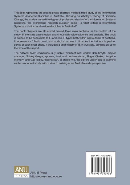 Produktbild: The Information Systems Academic Discipline in Australia