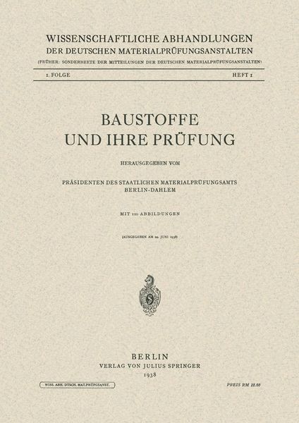 Produktbild: Baustoffe und Ihre Pr&uuml;fung