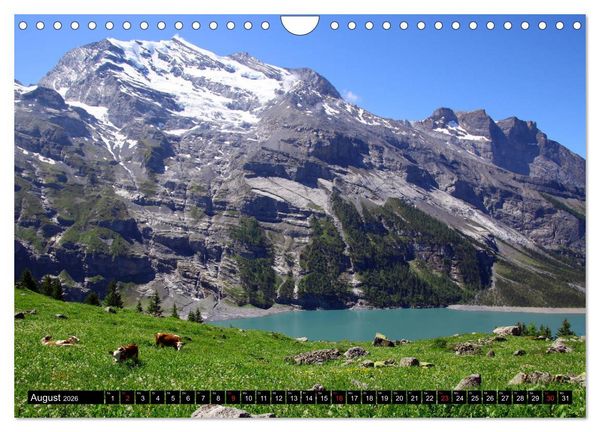 Produktbild: Berge im Berner Oberland (Wandkalender 2026 DIN A4 quer), CALVENDO Monatskalender