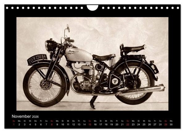 Produktbild: Motorrad Oldtimer aus &Ouml;sterreich (Wandkalender 2026 DIN A4 quer), CALVENDO Monatskalender