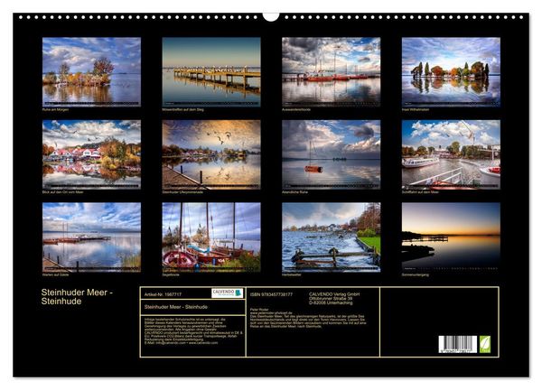 Produktbild: Steinhuder Meer - Steinhude (Wandkalender 2026 DIN A2 quer), CALVENDO Monatskalender