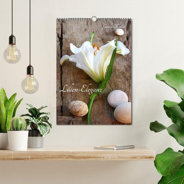 Produktbild: Lilien-Eleganz (Wandkalender 2026 DIN A3 hoch), CALVENDO Monatskalender
