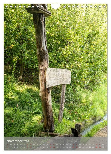 Produktbild: Auf dem Marlinger Waalweg (Wandkalender 2026 DIN A4 hoch), CALVENDO Monatskalender