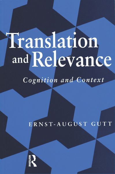 Produktbild: Gutt, E: Translation and Relevance