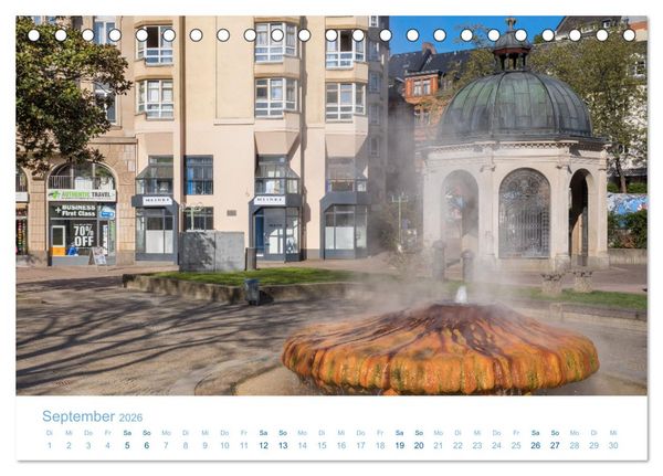Produktbild: Daheim in Wiesbaden (Tischkalender 2026 DIN A5 quer), CALVENDO Monatskalender