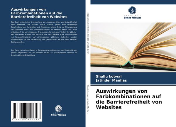 Produktbild: Auswirkungen von Farbkombinationen auf die Barrierefreiheit von Websites